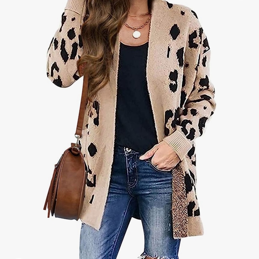 Long Sleeves Open front Cardigan